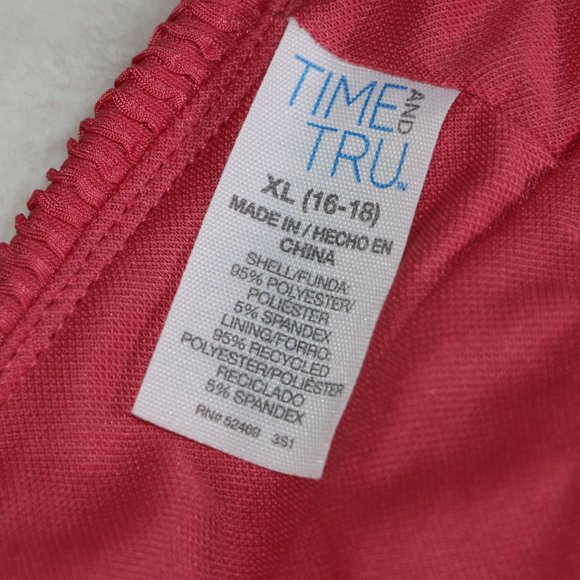 Time and Tru Crinkle Mid Rise Bikini Bottom - Picture 4 of 9